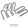 U-Bolt Round 4 U-Bolts 5/8 in. x 3 1/8 in. x 10 in. w/Nuts And Washers