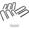 U-Bolt Kit Incl. 4 U-Bolts Hardware Rear - image 1
