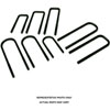 U-Bolt Kit Front Axle Incl. Nylon Inserted Lock Nuts And Extra Thick Flat Washers - image 1