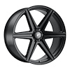 F01140084P25 X6 Wheel [Size: 24"x10"] Satin Black Finish - image 1
