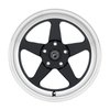 F0917C088N19 D5 Drag Racing Wheel [Size: 17"x5"] Gloss Black Machined Finish - image 2