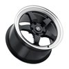 F0917C088N19 D5 Drag Racing Wheel [Size: 17"x5"] Gloss Black Machined Finish - image 3