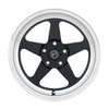 F09180062P26 D5 Drag Racing Wheel [Size: 18"x10"] Gloss Black Machined Finish - image 2