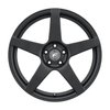 F11299065P35 CF5 Wheel [Size: 19"x9"] Satin Black Finish - image 2