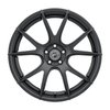 F12299021P38 CF5V Wheel [Size: 19"x9"] Satin Black Finish - image 2