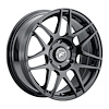 F1717C089N07 F14 Drag Racing Wheel [Size: 17"x5"] Gloss Black Finish - image 1