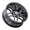 F1717C089N07 F14 Drag Racing Wheel [Size: 17"x5"] Gloss Black Finish - image 3