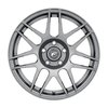 F1737B567N26 F14 Drag Racing Wheel [Size: 17"x4.5"] Gloss Anthracite Finish - image 2