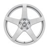 F21699565P29 CF5 Wheel [Size: 19"x9.5"] Gloss Silver Finish - image 2