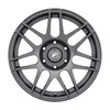 F27300084P30 F14 Drag Racing Wheel [Size: 20"x10"] Gloss Anthracite Finish - image 2