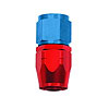 Powerflow Straight Hose End Size -10 AN Red/Blue - image 1