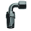Powerflow 90 Degree Hose End Size -8 AN Black - image 1