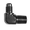 Powerflow 90 Degree Flare Elbow Fitting Size -10 AN To 1/2 in. NPT Black - image 1