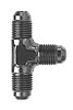 Powerflow Flare Tee Fitting Size -3 AN Black - image 1