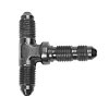 Powerflow Bulkhead Tee Fitting Size -3 AN Black - image 1