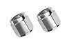 Powerflow Tube Nut Fitting Size -6 AN Polished - image 1