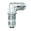 Powerflow 90 Degree Flare Bulkhead Fitting Size -6 AN Polished - image 1