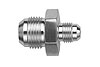 Powerflow Flare Reducer Size -4 AN To -6AN Polished - image 1