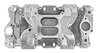 52025 Crosswind Intake Manifold for 1955-1995 Small Block Chevy, 1500-6500 RPM Range [Polished] - image 2