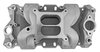 52026 Crosswind Intake Manifold for 1957-1995 Small Block Chevy, 1500-6500 RPM Range [Satin] - image 2