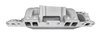 52026 Crosswind Intake Manifold for 1957-1995 Small Block Chevy, 1500-6500 RPM Range [Satin] - image 4