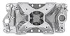 52030 Hurricane Intake Manifold for 1957-1995 Small Block Chevy 262-400, Hi-Rise Single Plane [Polished] - image 2