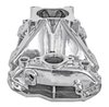 52030 Hurricane Intake Manifold for 1957-1995 Small Block Chevy 262-400, Hi-Rise Single Plane [Polished] - image 4