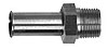 Ford Fuel Return Fitting Straight, 3/8" NPT to Hose - image 1