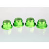 Flanged Locking Nuts Green-Anodized Aluminum - image 1