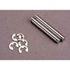 Suspension pins 23mm hard chrome 2 / E-clips 4 - image 1