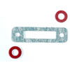 Exhaust Header Gasket Includes 2 Pressure Fitting Gaskets - image 1