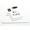 Servo Horns Throttle & Steering With Plastic Rod Ends, Metal Ball Connectors, Nuts, Throttle Linkage Rod, Steering Rods - image 1