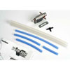 Exhaust header upgrade includes #3294 plus silicone exhaust tube water tubing and T connector - image 1