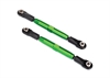 Rear Aluminum Camber Links - Green - image 1