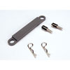Battery Hold-Down Plate Grey Plastic - image 1