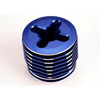 Cooling head pro mach. alum. blue-anodized - image 1