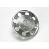 Flywheel larger knurled for use with starter boxes TRX 2.5 and TRX 2.5R silver anodized - image 1