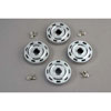 Wheel covers Mercedes style chrome 4 /attachment screws 12 - image 1