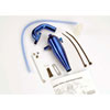 Complete Tuned Pipe & Header Kit Blue Aluminum - image 1