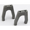 Brake & Throttle Servo Mounts Grey Plastic - image 1