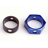 Brake Adapter Blue Anodized Aluminum - image 1