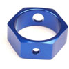 Brake adapter hex aluminum blue use with HD shafts - image 1
