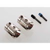 Drive cups 2 attaches to 5mm trans output shaft /screw pins M4/15 2 for T-Maxx steel constant-velocity center driveshafts - image 1