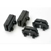 Steering Servo Mounts Black Plastic - image 1