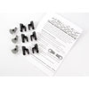 Replacement Steering & Throttle Servo Horns For Use When Installing Non-Traxxas or Non-Futaba Servos Includes - image 1