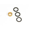 Washer 7x10x1.0 2 7x10x0.5 1 black steel shims for flywheel spacing Washer 5x8.2.8 brass 1 shim for - image 1
