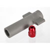 Antenna Crimp Nut Red Anodized Aluminum - image 1