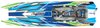 DCB M41 Widebody Catamaran Race Boat 40 in. Length Green/Blue - image 3