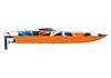 DCB M41 Widebody Catamaran Race Boat 40 in. Length Orange/Blue - image 3