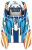 DCB M41 Widebody Catamaran Race Boat 40 in. Length Orange/Blue - image 2